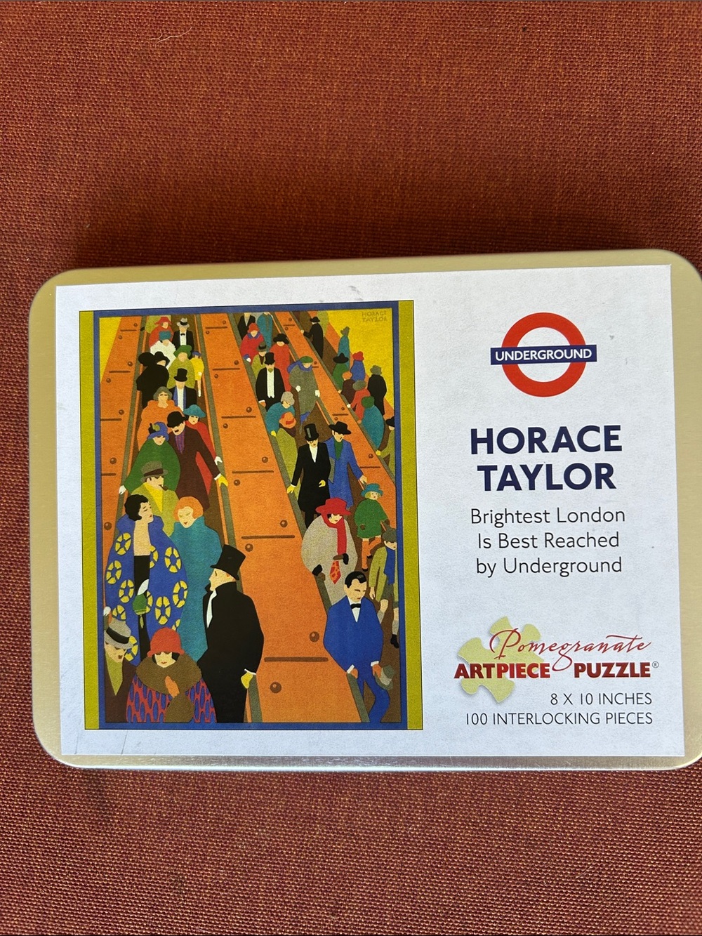 Underground Horace Taylor Puzzle - 100 pieces 8 x 10” puzzle